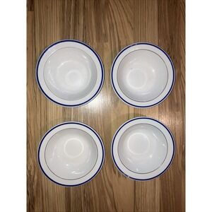 Set Of 4 Vintage Mayer China  Bowls Restaurant Ware  6" Diameter